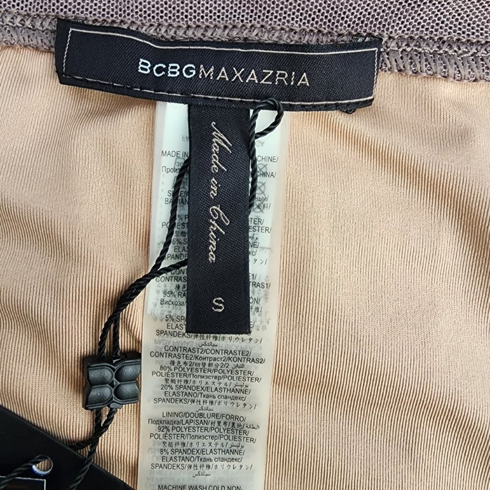 Bcbgmaxazria "Katlin" Geometric Sleeveless Mesh top, size small. - Picture 6 of 7